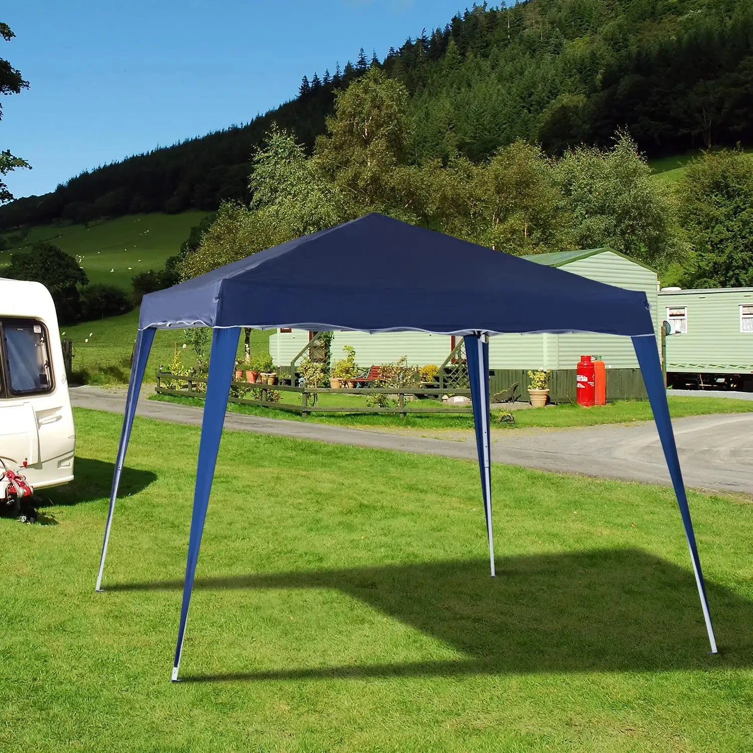 Shelter Event X 2.5 Up M With For Pop Curated selection Garden, 3 Party Carry Bag, Patio Unmatched variety Top Instant Height 3 2.5 Slant Gazebo Base/ Leg Tent Adjustable Outsunny