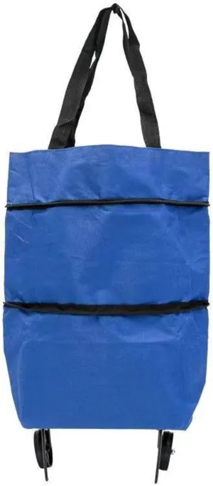 Shopping Luggage Trolley high-Profile Figure Hand Buggy Folding Portable Wheel Handbag Waterproof Supermarket Shopping Trolley