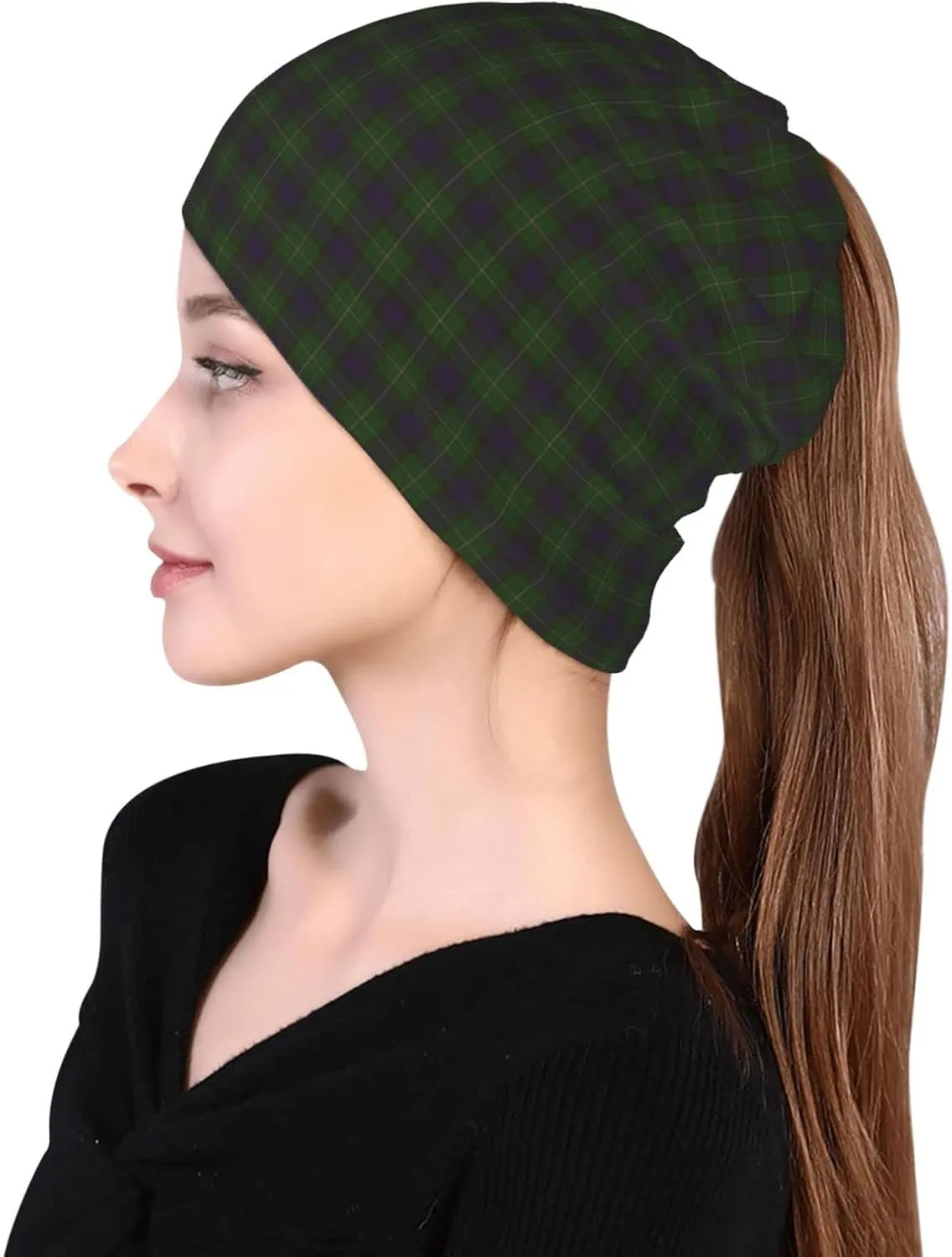 Slouchy Beanie for Men and Women, Multifunctional Beanie hat Multifunctional Scarf Running Beanie Hat