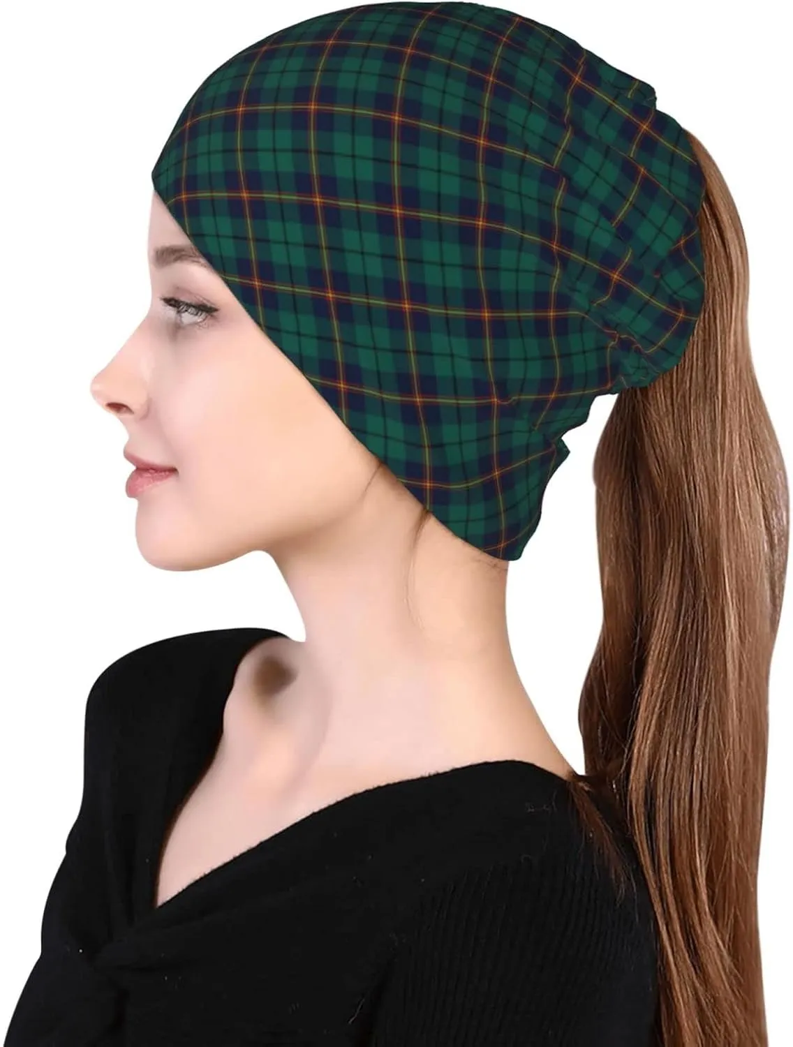 Slouchy Beanie for Men and Women, Multifunctional Beanie hat Multifunctional Scarf Running Beanie Hat