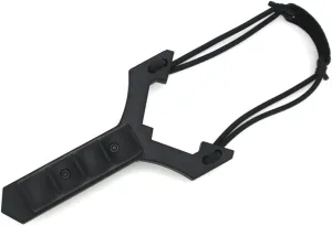 Snake Eye Tactical Exclusive CobraTech Hawk Series Heavy Duty Professional Aluminum Sling Shot Hunting Camping Outdoors High (Hawk-BK)