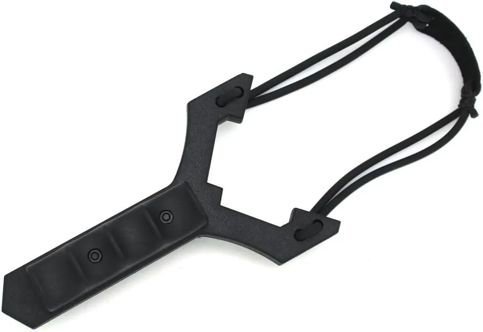 Snake Eye Tactical Exclusive CobraTech Hawk Series Heavy Duty Professional Aluminum Sling Shot Hunting Camping Outdoors High (Hawk-BK)