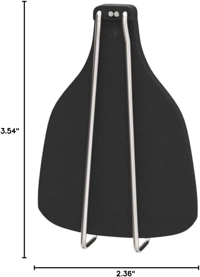Snow Peak CS-251 Folding Cooking Utensils-Spatula, Nylon, Black