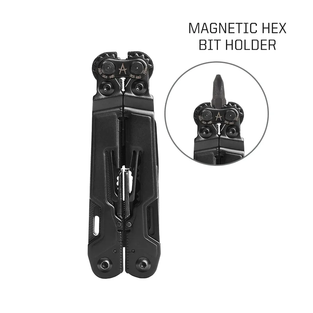 SOG 18-in-1 PowerPint Multi-Tool with Knife and Pliers for Camping and EDC
