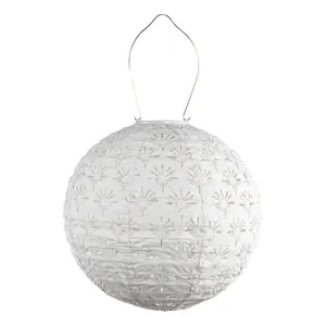 Soji Stella Deco Globe 12" Solar Lantern