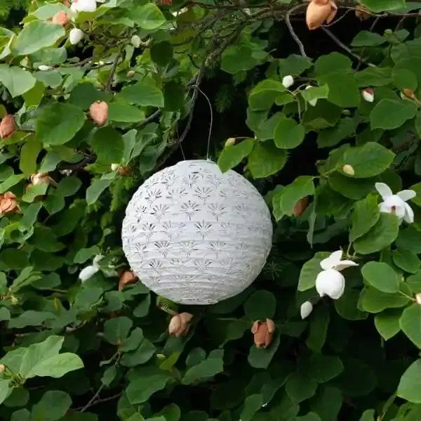 Soji Stella Deco Globe 12" Solar Lantern