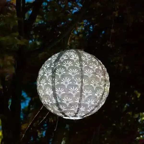 Soji Stella Deco Globe 12" Solar Lantern