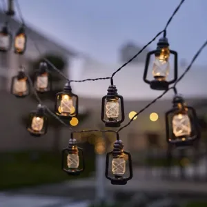 Solar Powered Kerosene Designed String Lamp