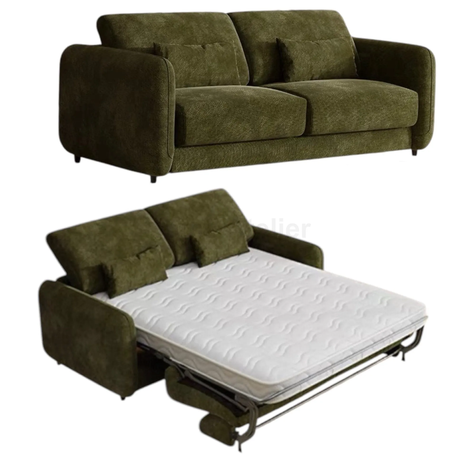 Sophia Foldable Sofa Bed with Mattress
