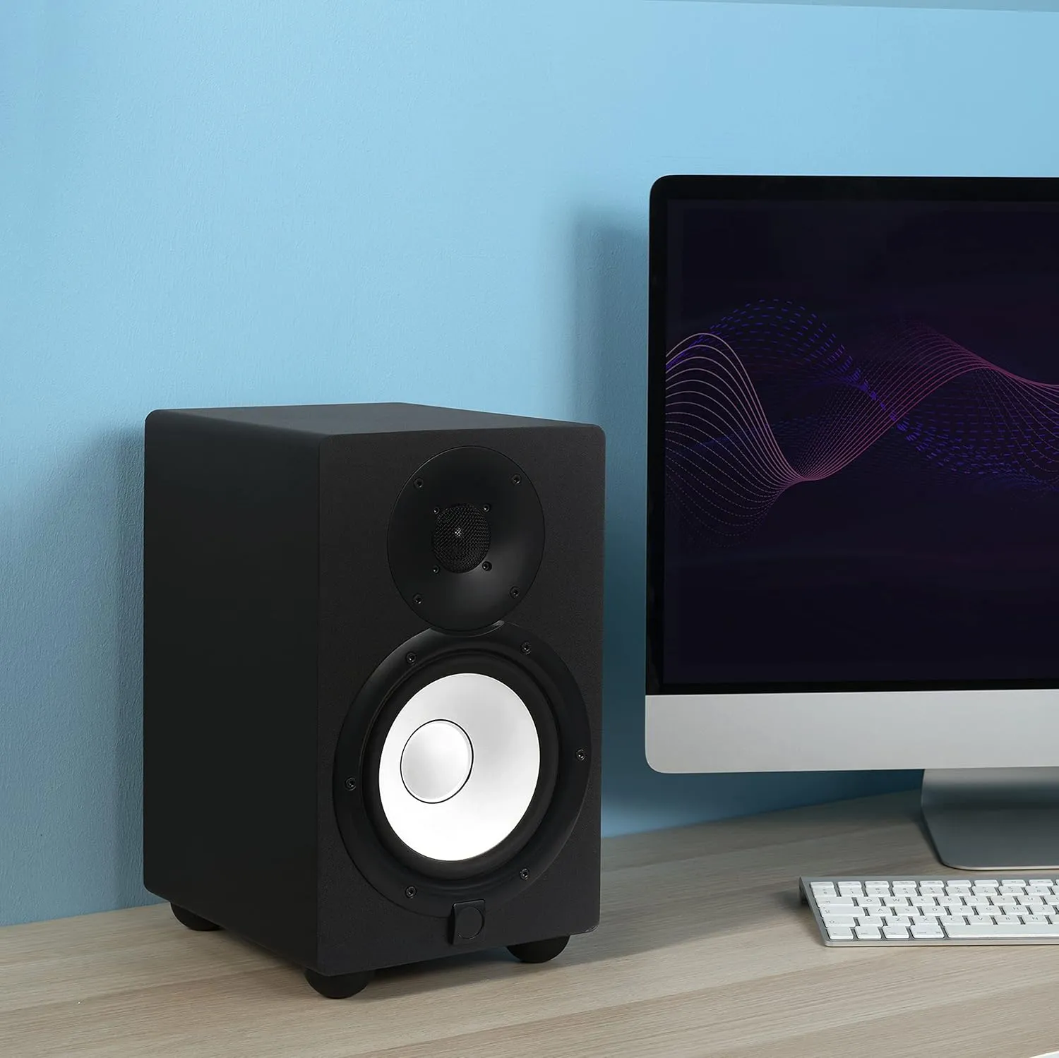 Sound Addicted Subble 1.8 '' (8 Pack) Isolation Feet Suitable for 6'' - 8'' inch Speakers, The Hemisphere Bumper with Adhesive Will Prevent Vibrations and Improve The Sound of Your Monitors | Subble