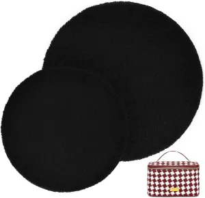 Stadium Seats,Portable Bleacher Seats with Portable Clutch Bag Memory Foam Seat Cushion 2 Pack Anti-Slip Round