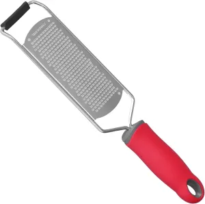 Stainless Steel Cheese Grater, Lemon Shredder, Multi Fctional Grater with Non Slip Handle for Cheese, Chocolate, Vegetable (Fine Tooth Planer)