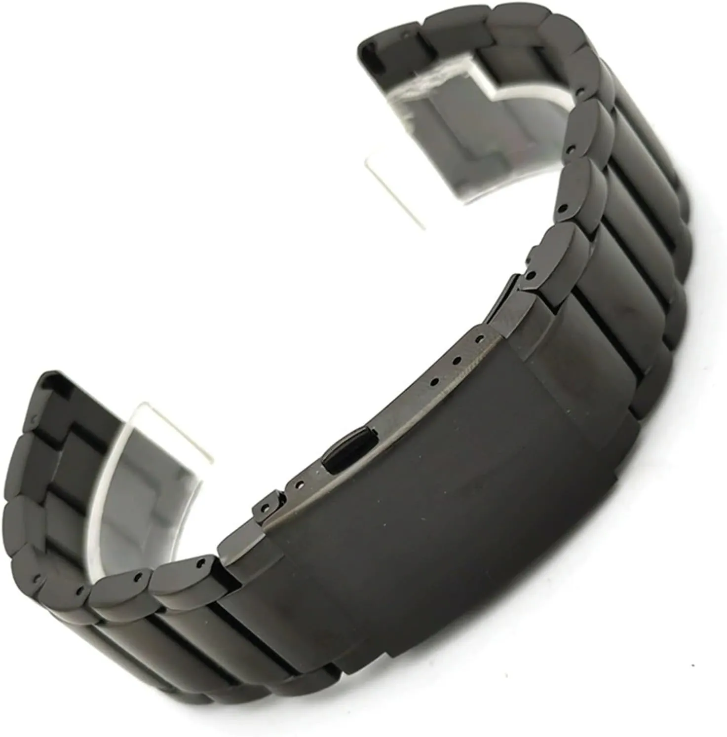 Stainless Steel Folding Buckle Unisex Quick Release Replacement Wristband