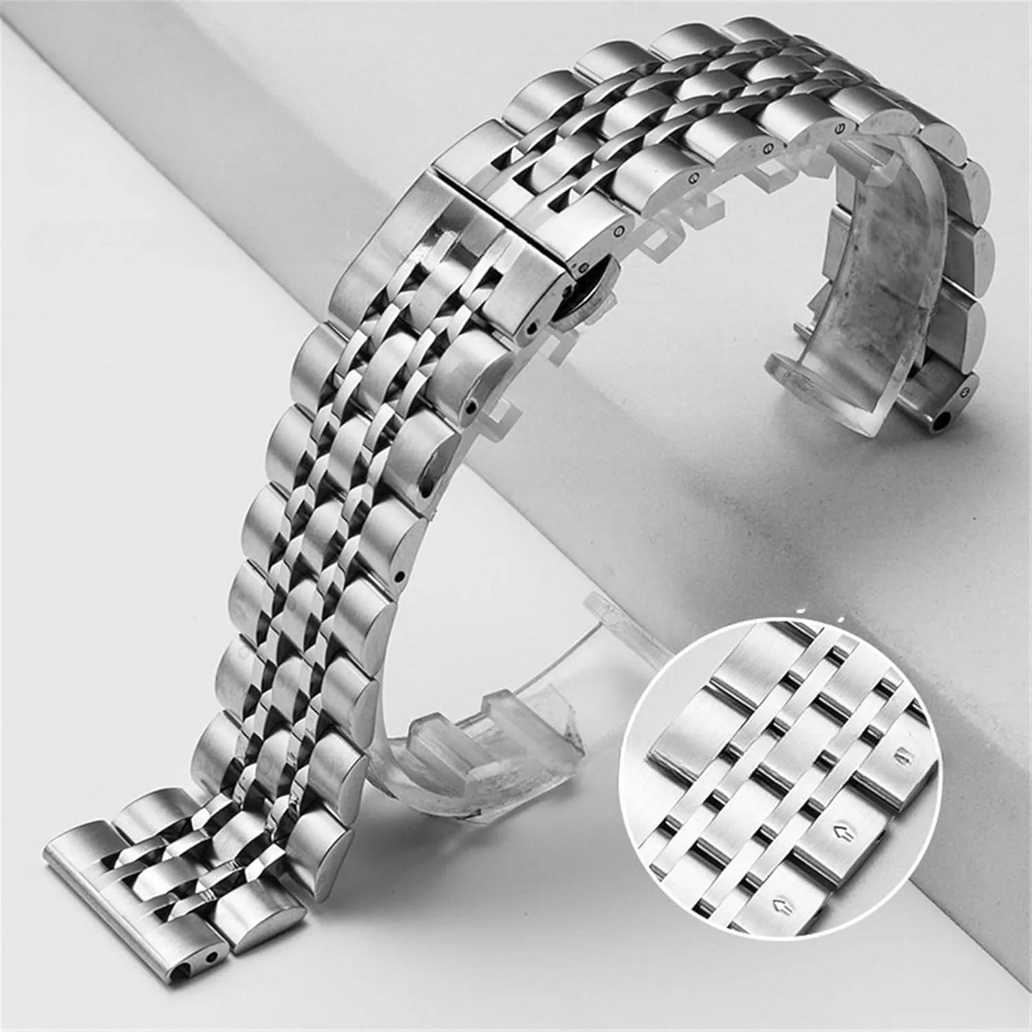 Stainless Steel Metal Replacement Watchbands Quick Release Watchband 22mm 20mm Women Men Universal Strap