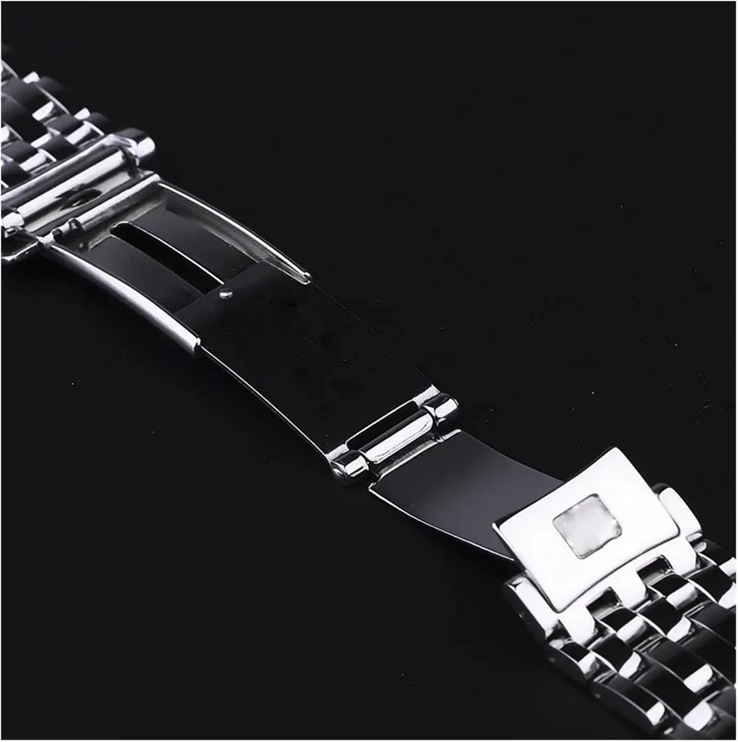 Stainless Steel Metal Watch Silver Strap Band Bracelet