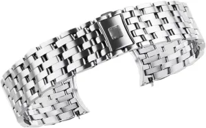 Stainless Steel Metal Watch Silver Strap Band Bracelet