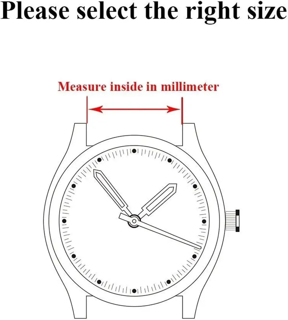 Stainless Steel Strap 20mm 22mm Universal Black Silver Strap Double Press Safety Buckle Quick Change Metal Wristband