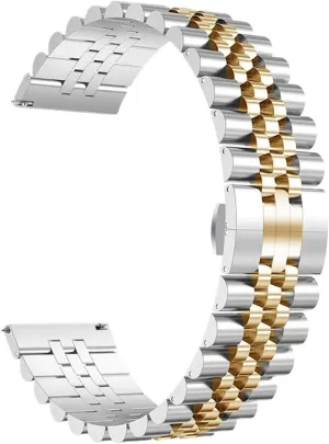 Stainless Steel Watch Band 20mm 22mm Metal Wristband for Smart Watch Quartz Watch Folding Clasp Men Women Quick Change Wristband