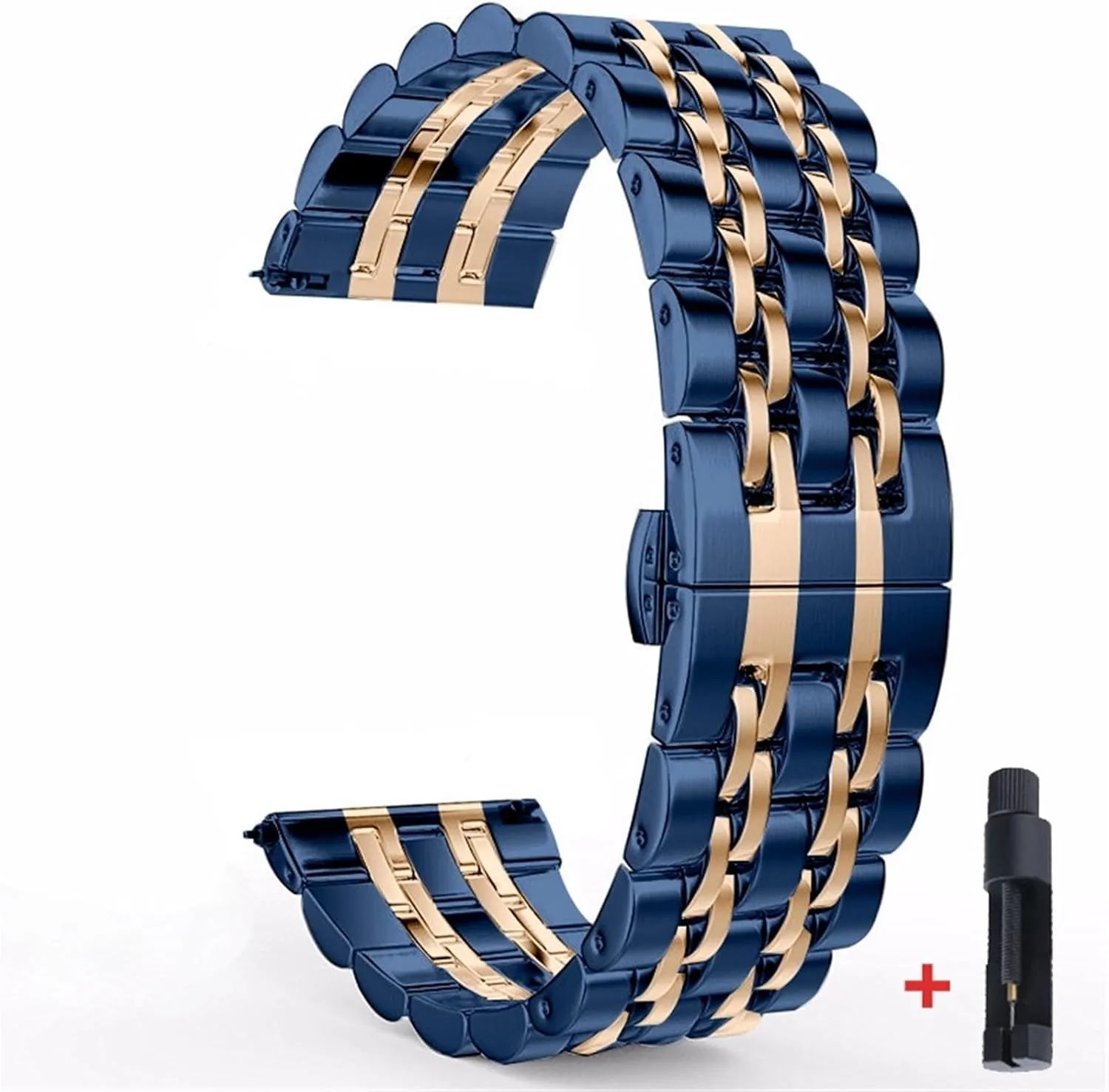 Stainless Steel Watch Band 22mm 20mm Replacement Wristband for Smart Watch Quartz Watch Universal Wristband