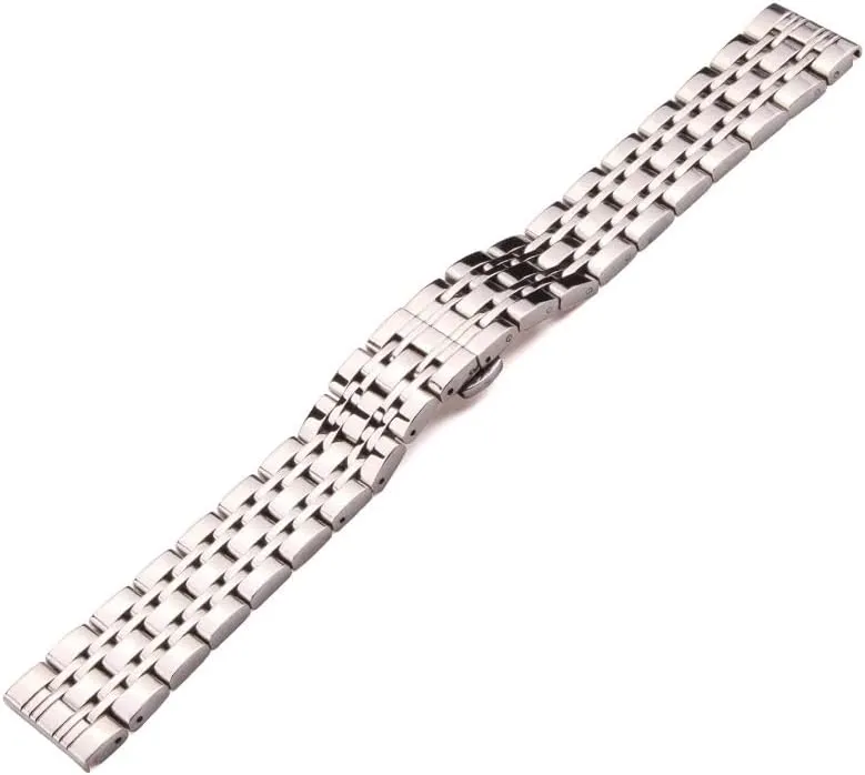 Stainless Steel Watchband Bracelet 18MM 20MM 22MM 24MM Men Woman Metal Watch Strap