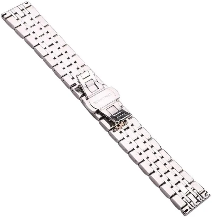 Stainless Steel Watchband Bracelet 18MM 20MM 22MM 24MM Men Woman Metal Watch Strap