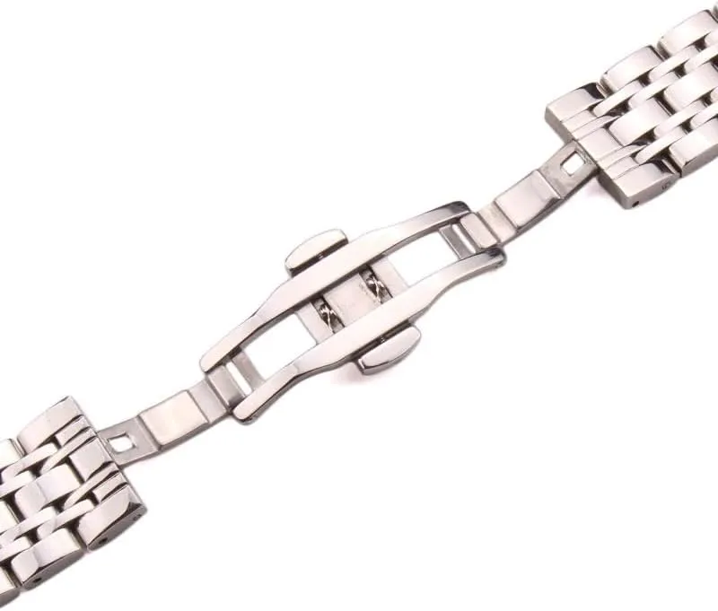 Stainless Steel Watchband Bracelet 18MM 20MM 22MM 24MM Men Woman Metal Watch Strap