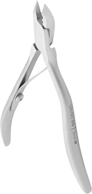 Staleks Pro SMART 80 Cuticle Nippers – 5mm Blade Cuticle Trimmer – Ergonomic Handle – Stainless Steel – Professional Manicure Tool