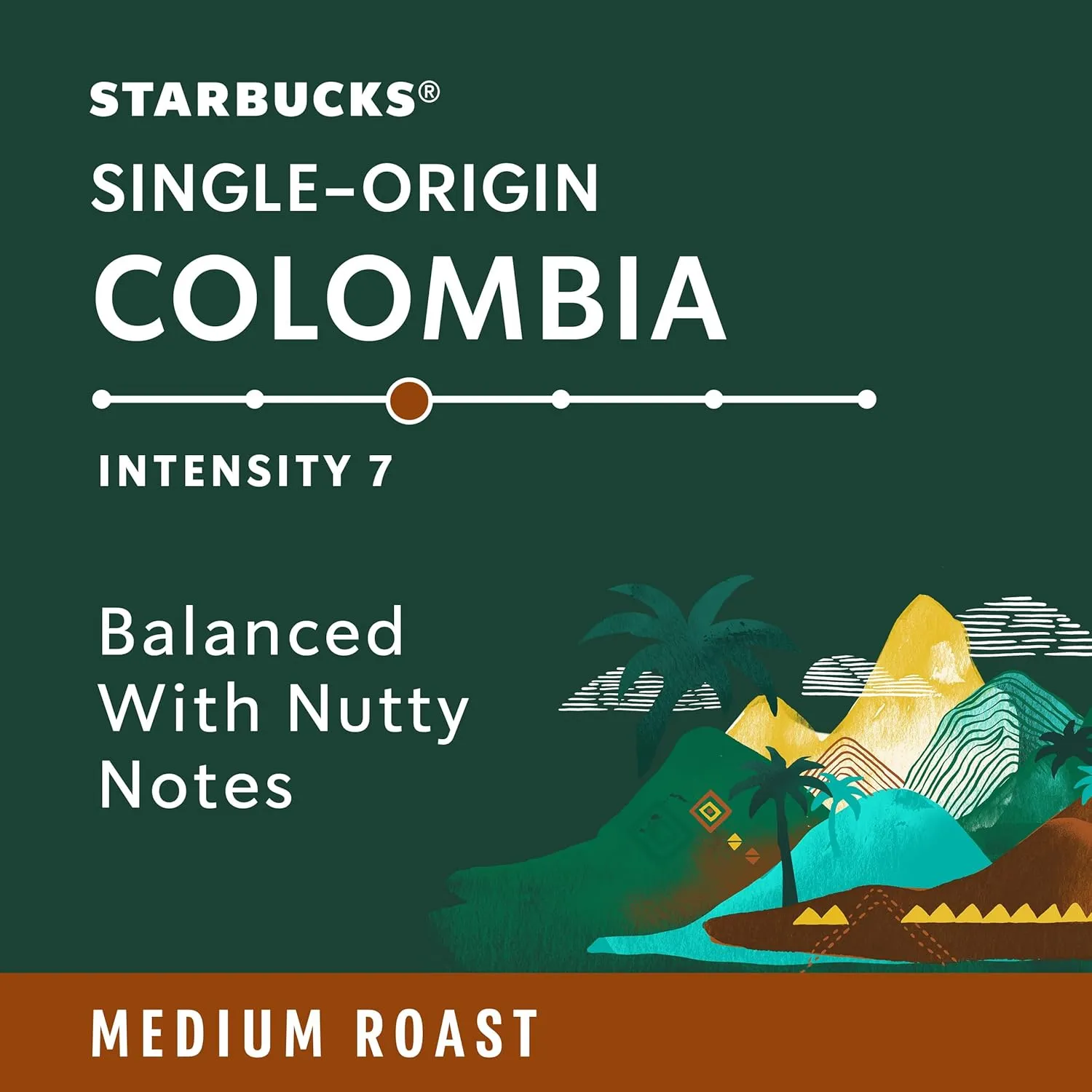 Starbucks by Nespresso Original Line, Single-Origin Colombia, Medium Roast Coffee, 50-count Espresso Pods