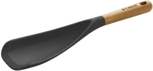 STAUB Premium Silicone Multipurpose Serving Spoon for Cookware - Kitchen Utensil, Non-Stick Gadget, Black
