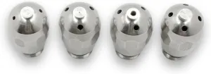 Steam Nozzle Set for Espresso Machines. 4 piece set. Fits M10-10mm nozzles made for Rocket, ECM, La Spaziale, Dalle Corte, Faema, Vibiemme, VBM and other espresso machines.