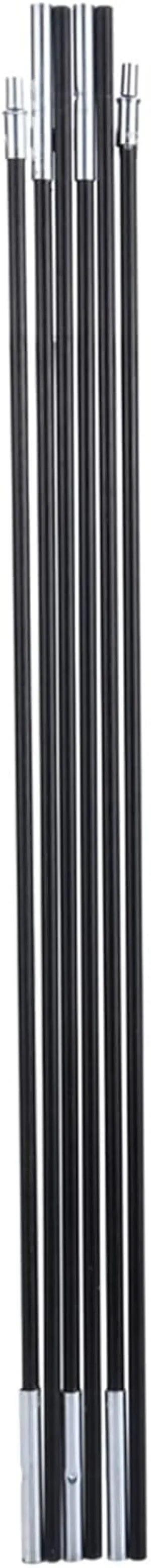 Straight Fiberglass Tent Rods Tent Pole, Replacement Parts Foldable and Retractable Camping Tent Pole for Outdoor Sport