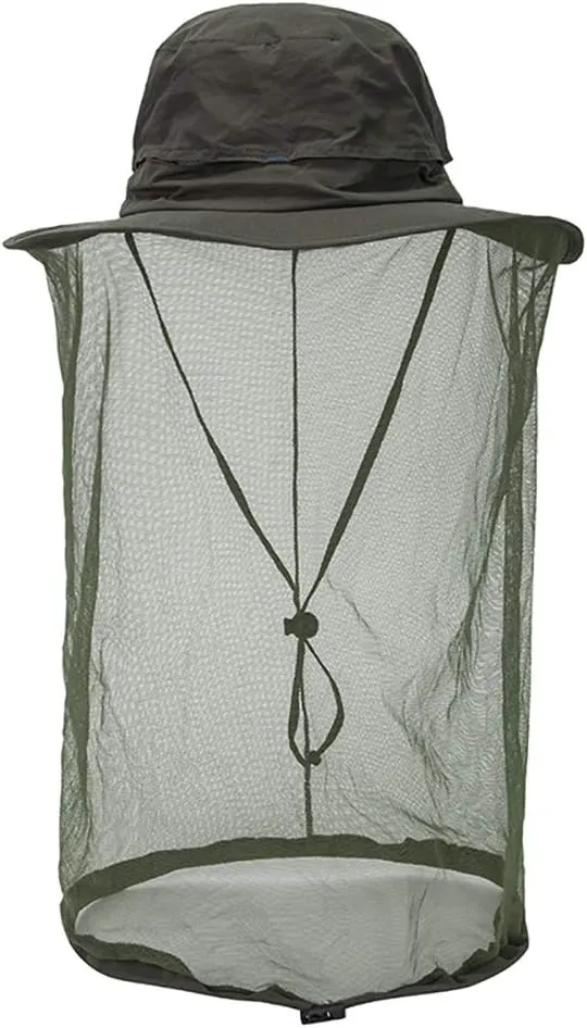 Surblue Head Net Hat Outdoor Fishing Hiking Sun Cap Neck Face Flap Protect Hat UPF50 