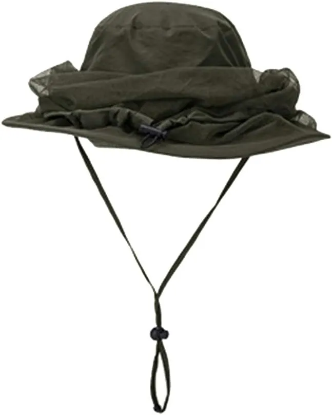 Surblue Head Net Hat Outdoor Fishing Hiking Sun Cap Neck Face Flap Protect Hat UPF50 