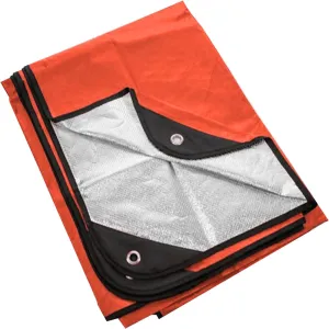 Survival Blanket - Reflective Rescue Blanket | Outdoor Survival Gear, Portable Reflective Tarp for Car Travel, 59x83 Inch