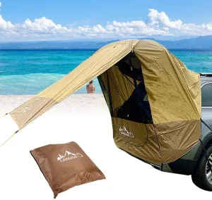 SUV Tent for Camping, Tailgate Tent with Windproof Ropes, Water Resistant Camping Tent for Fit Most SUV, Car, Waterproof PU3000