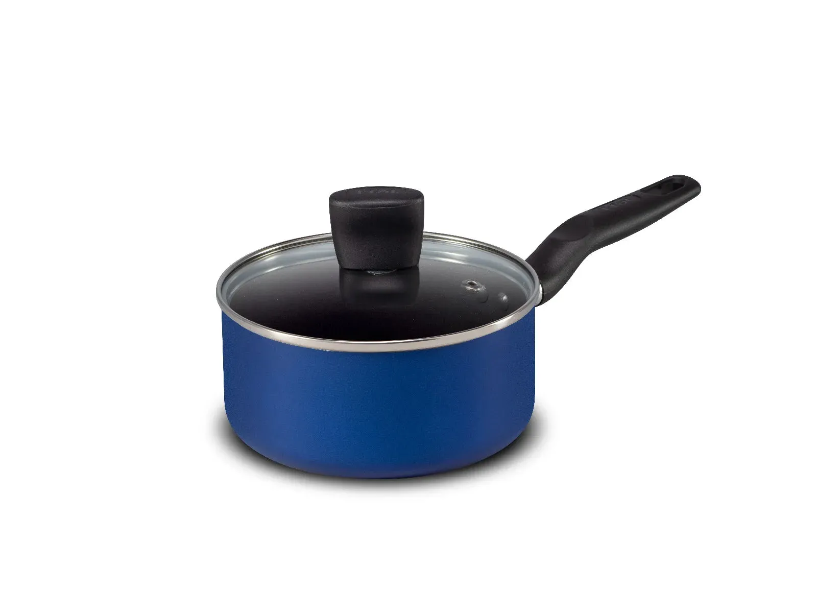 T-FAL Essentials 8pc Cookware Set Blue/Gold - B474S874/ B455S874