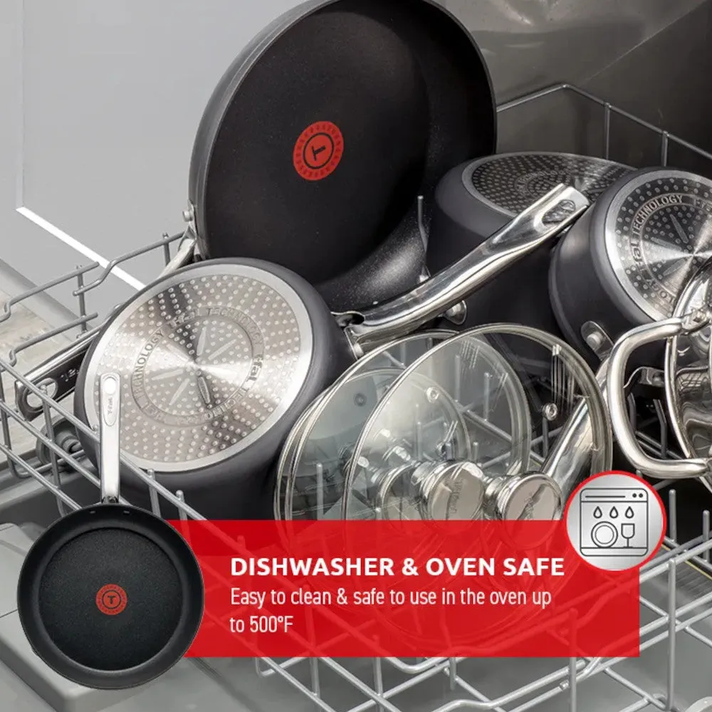 T-FAL Platinum Unlimited Hard Anodized 12pc Cookware Set - H126SC74