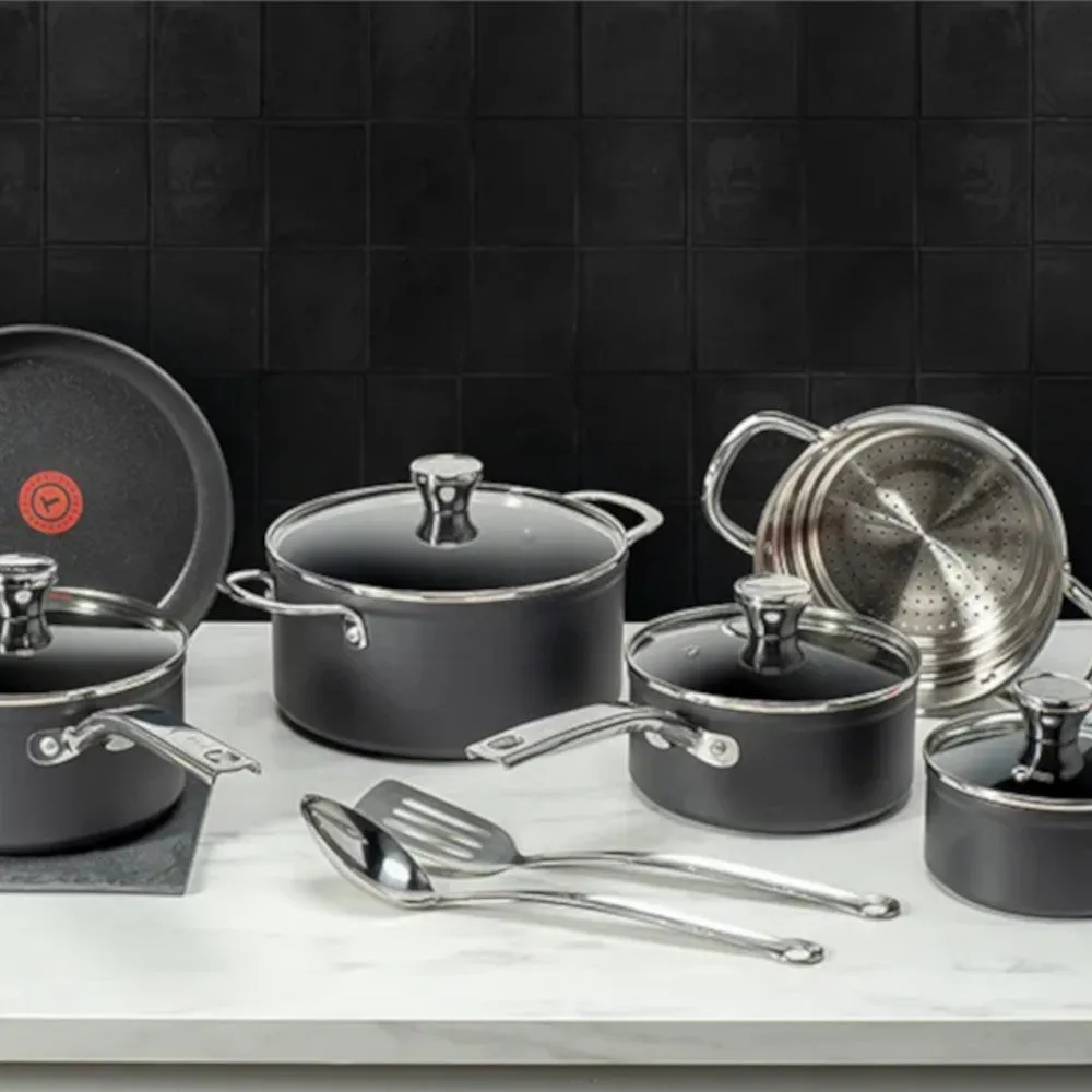 T-FAL Platinum Unlimited Hard Anodized 12pc Cookware Set - H126SC74