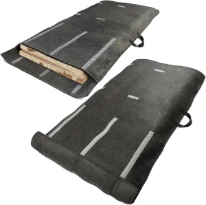 Table Leaf Storage Bag Padded 2 Pack, 2024 Upgraded Thick Felt Dining Table Leaf Cover for Storage, 51x24in Adjustable Heavy Duty Table Leaf Bag Protector, Fit 48 x 20 inches Leaves
