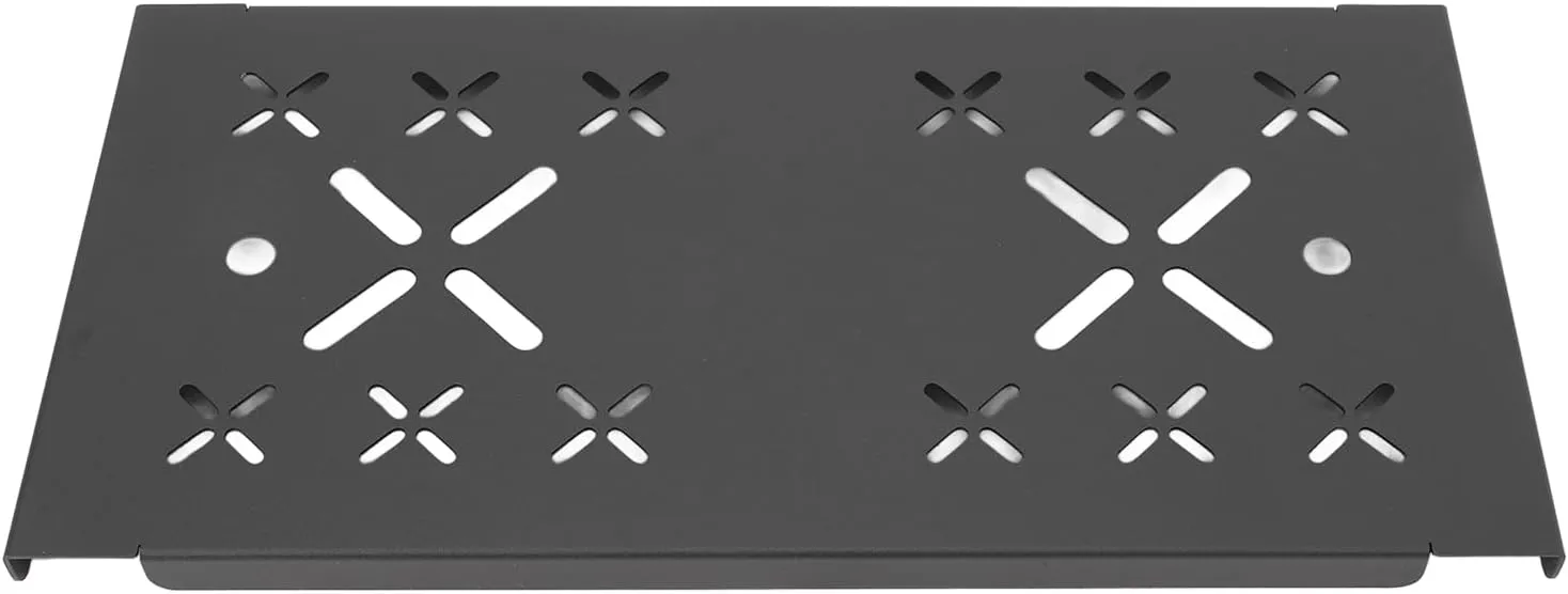 Tabletop Board, 50L Camping Coffee Tea Aluminum Box Table Stylish Black Sandblasting Camping Board for Blackdog (Hollow Board)