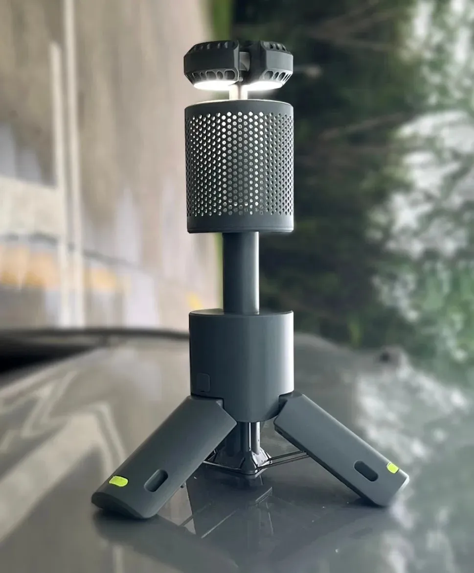 Telescopic Camping Light 10000mAh Portable Lanterns LED Adventure Hiking Fishing Tents Campsite Ambiance Lamp with Magnet Tripod