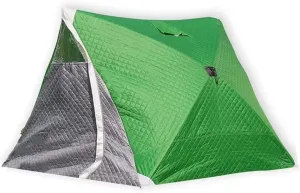 tent 1-2 People Winter Fishing Tent Winter Ice Fishing Tent Camping Tent Windproof And Rainproof Outdoor Winter Fishing Warm Tent Outdoor family tent ( Color : Green Size : 200*180*150cm ) (