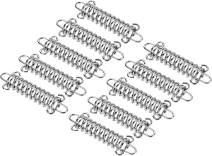 Tent Spring Buckle - Windproof Stainless Steel Rope Tensioner Awning Spring Hook, Apply to Camping Hiking