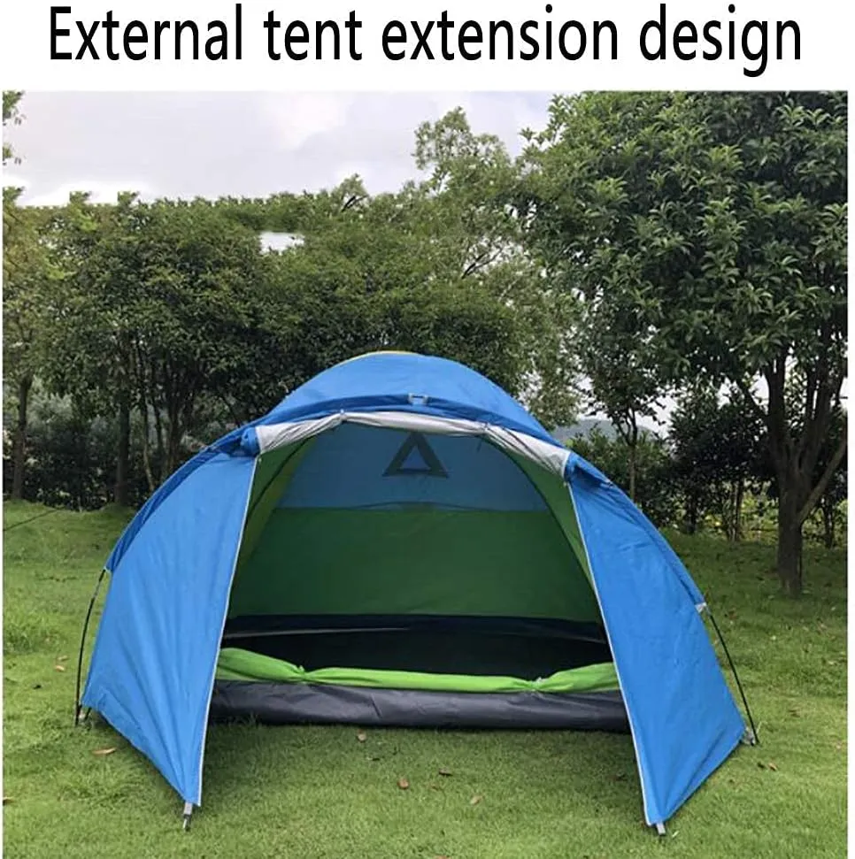 Tent,Dome Family Waterproof Camping Tent,Outdoor Hiking Easy Set Up 3-4 People Orange 114x59inch