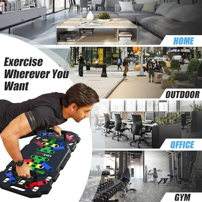 The Multi-Functional Fitness Board Push-Up Board Is Ideal