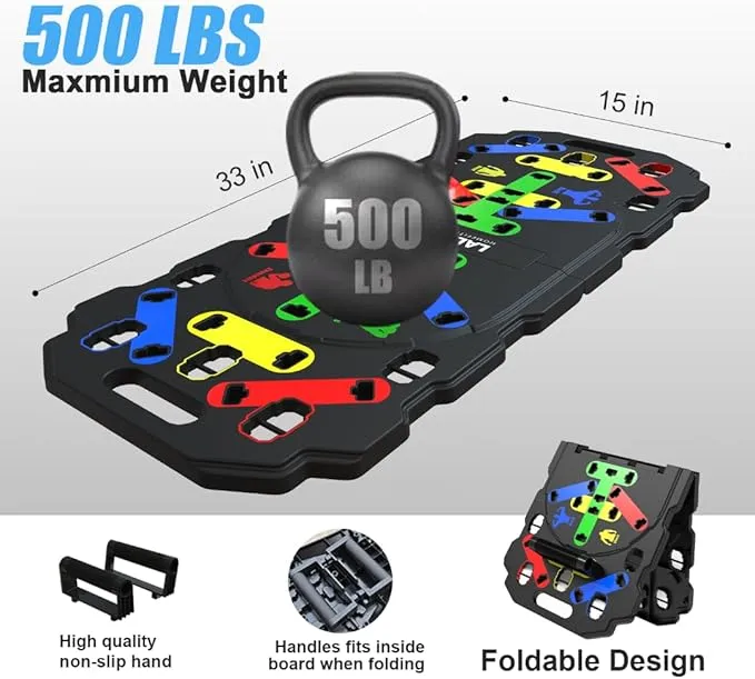 The Multi-Functional Fitness Board Push-Up Board Is Ideal