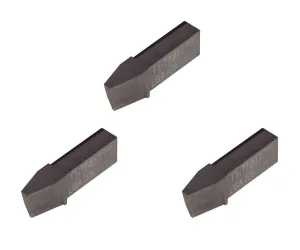 THINBIT 3 Pack LGAT06D2R 'L' Series, Uncoated Carbide, Acme Threading Insert for 6 TPI in Steel, cast Iron and Stainless Steel with Interrupted cuts.