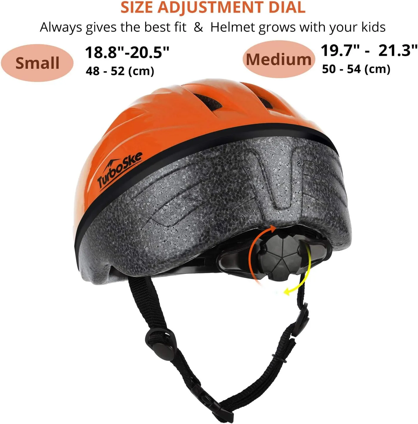 Toddler Kids Bike Helmet, Multi-Sport Helmet Size Adjustable for Boys and Girls