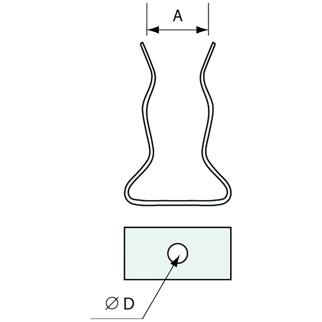 Tool Clip Stainless Steel 16mm to 22mm