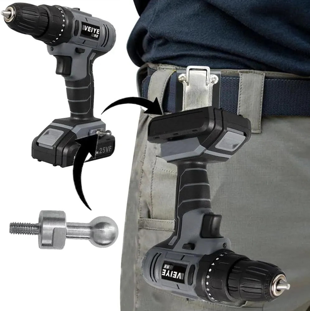 Tool Holster-Hammer Holster Kit-Drill Pins-Quick Draw Universal Tool Holder-Tool Belt Accessories,Suitable for All Kinds of Electric Drill Tools,Father's Day, Thanksgiving Gifts